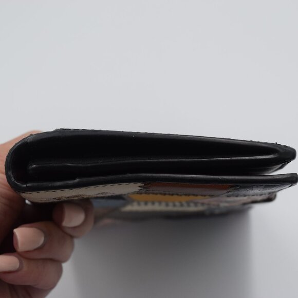 RARE Coach Dreamer Wallet Signature Patchwork Leather & Suede Wallet - Picture 13 of 16